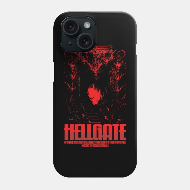 Satan Hellgate Phone Case by neargads