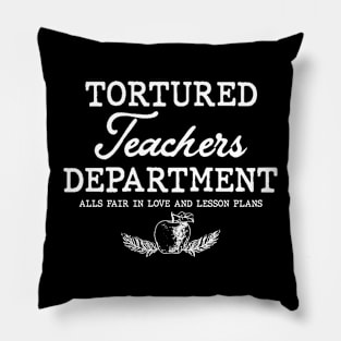 Tortured Teacher Department Pillow