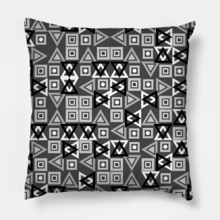 Tiled geometric pattern Pillow