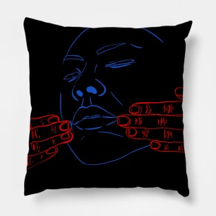 Close your eyes Pillow