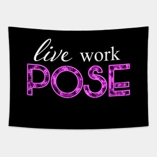 Live, work, pose Tapestry