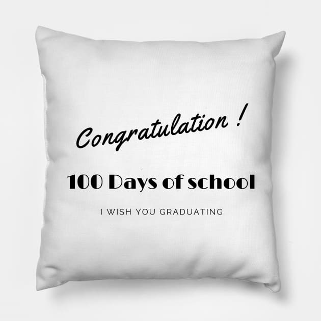 100 days of school Pillow by GloriaArts⭐⭐⭐⭐⭐