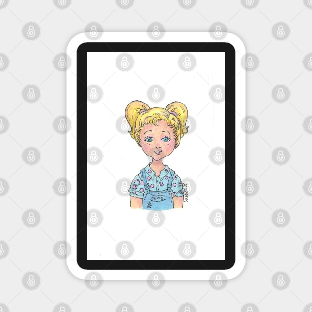 Kids Design Line - Overalls Magnet by LauraCLeMaster