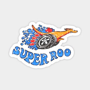 Super Roo - distressed Bathurst weekend worn print Magnet