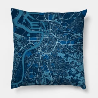 Antwerp - Belgium Peace City Map Pillow