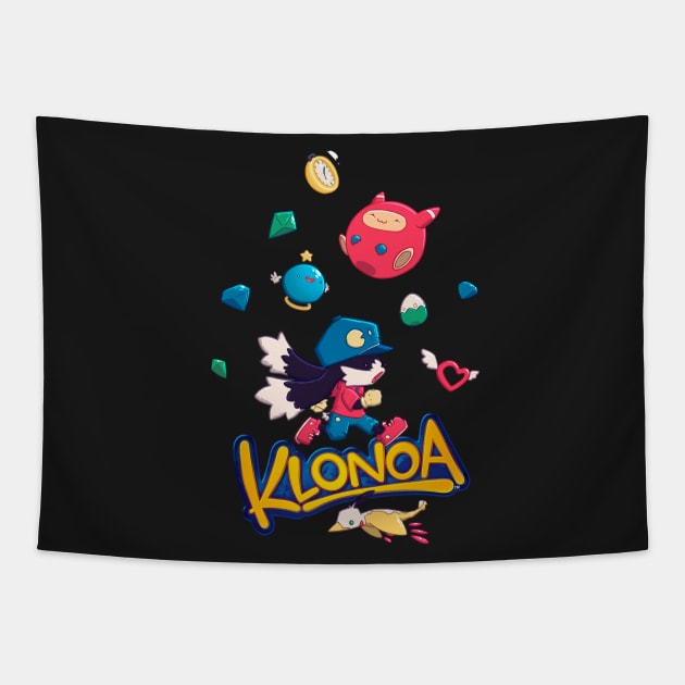 Klonoa Ver2 Tapestry by Susto