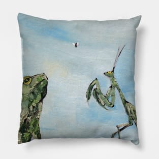 FROG FLY and MANTIS Pillow