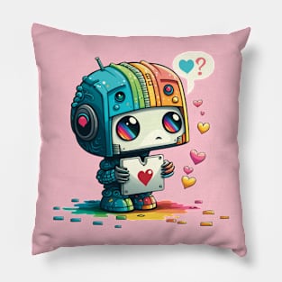 Do you love me Robot Pillow