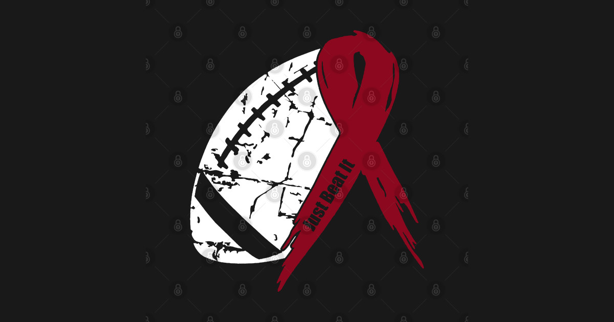 Sickle Cell Anemia Awareness Football Ribbon - Sickle Cell ...