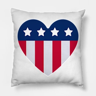 USA Heart Pillow