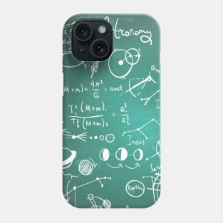 Astronomy Chalkboard Phone Case