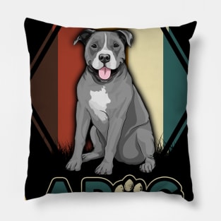 A Dog Makes Life Better Pitbull Lovers Pillow