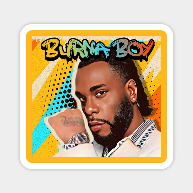 Burna Boy - Variant 2 Magnet by M.I.M.P.