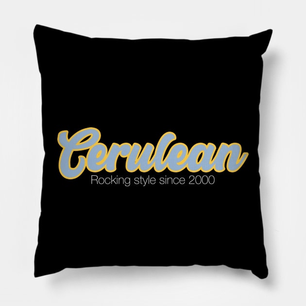 Cerulean Pillow by Blacklinesw9