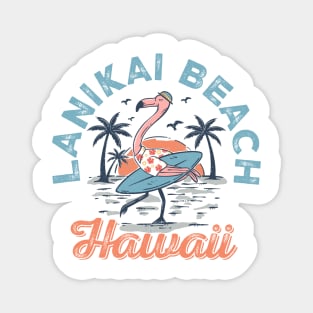 Lanikai Beach Hawaii Summer Magnet