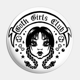 Goth Girls Club Pin