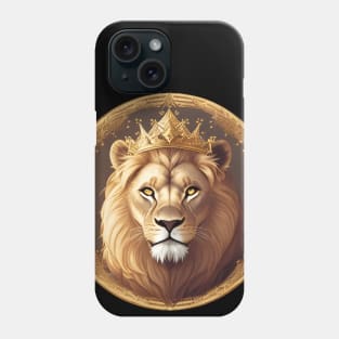 Regal Lion with Crown no.14 Phone Case