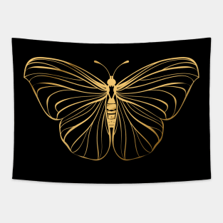 Gold Butterfly Tapestry