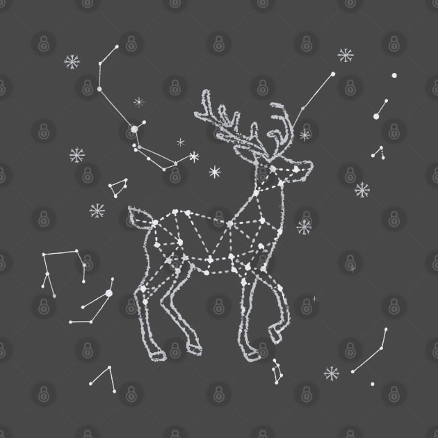 A deer of stars by Aksi Designs 