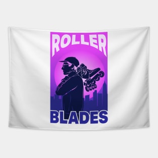 Vintage Rollerblades Gift Roller Skating Tapestry