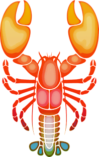 Lobster Sunset Magnet