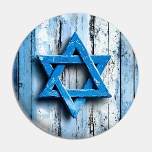 Shabby Chic Star of David Pin