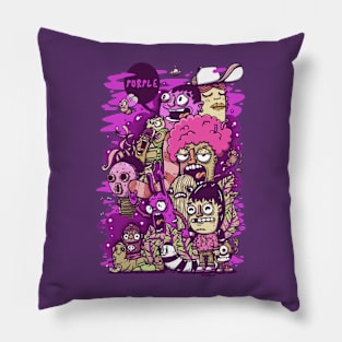 purple project Pillow