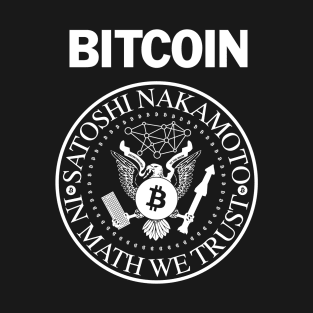 BITCOIN DECENTRALIZED PUNK ROCK - WHITE T-Shirt