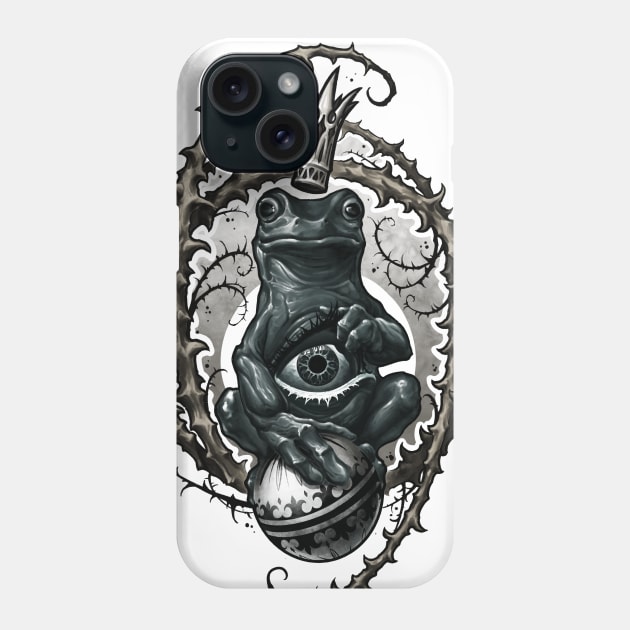 Frog prince Phone Case by vl.nov