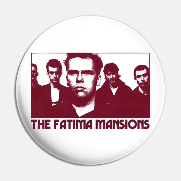 The Fatima Mansions  •  • Retro Fan Design Pin by unknown_pleasures