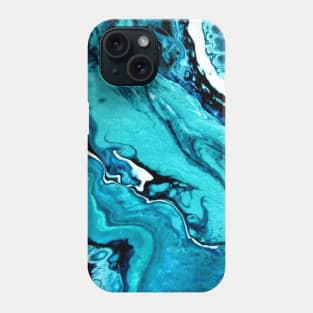 Turquoise Teal Blue - Art Phone Case