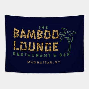 The Bamboo Lounge Restaurant & Bar - modern vintage logo Tapestry