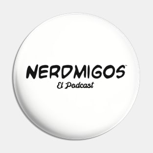 Nerdmigos Podcast Logo Light Pin