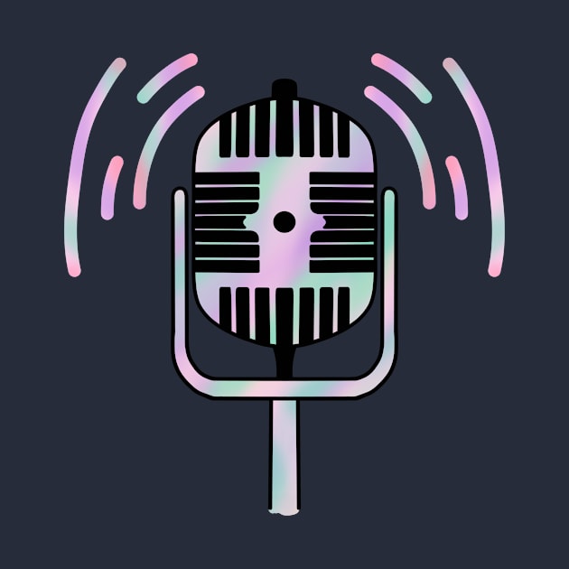 Iridescent Microphone by Josh Diaz Villegas