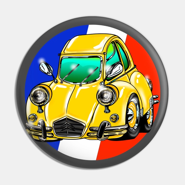 CITROEN 2 CV Pin by KARMADESIGNER T-SHIRT SHOP