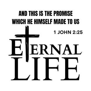 Jesus Christ Christian Catholic Cross - Eternal Life Bible Verse Verses T-Shirts T Shirt Shirts T-Shirt mugs hoodies wall art Christian Christmas Gifts Store T-Shirt