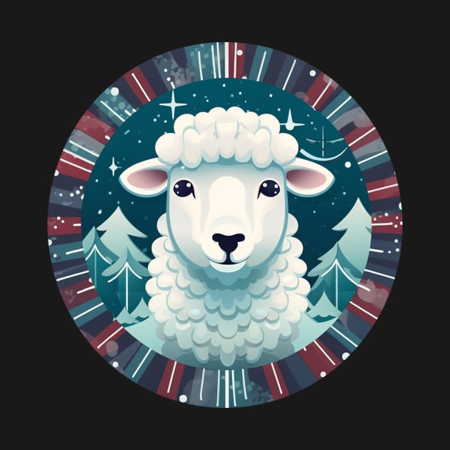 Sheep in Ornament, Love Farm Animals by dukito