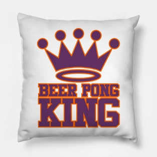 Beer Pong King Pillow