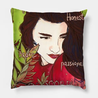 Scorpio girl Pillow