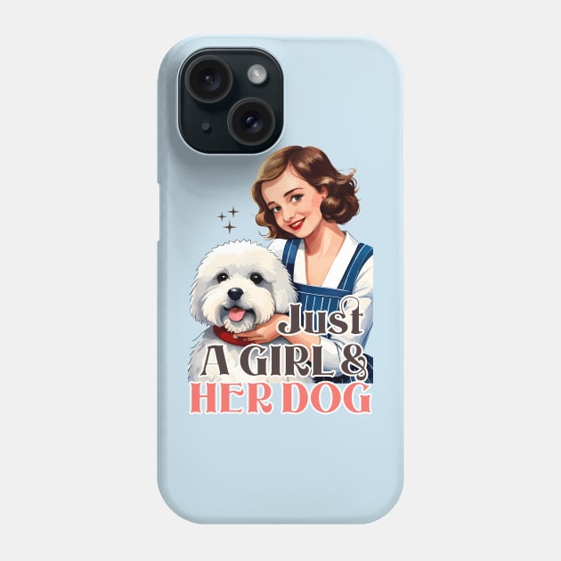 Just a Girl and Her Dog Phone Case by Cheeky BB