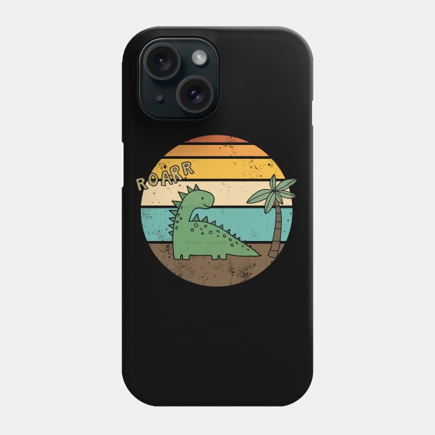 Dinosaur drawing Phone Case by valentinahramov