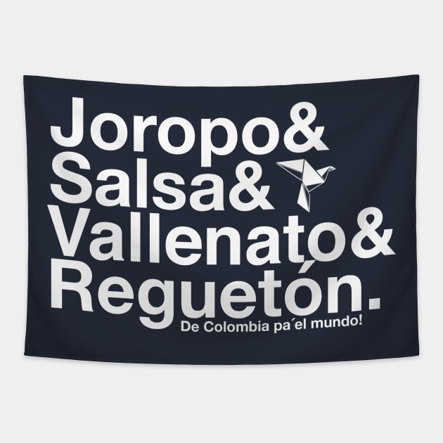 Joropo Salsa Vallenato Reguetón Tapestry by ladinoariel