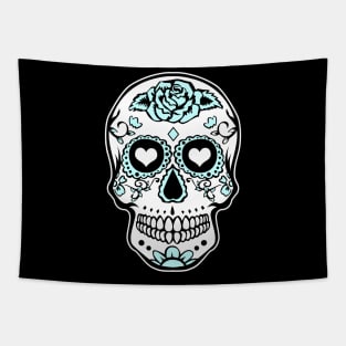 Sun Flower Sugar Skull Mexico Pina Colada T-Shirt Tapestry