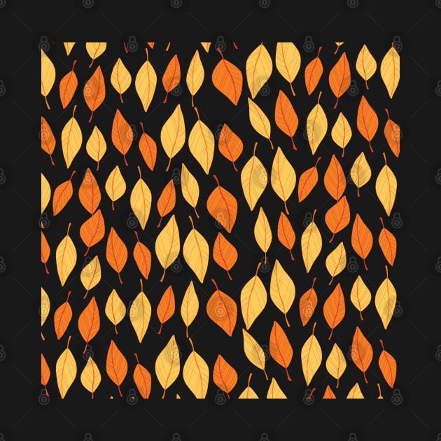 Autumn Leaves Pattern by CokeyPanda