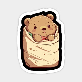 Bear-rito - Grizzly Bear Magnet