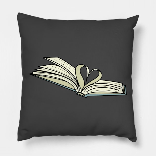 Book Heart Pillow by Artemis Garments