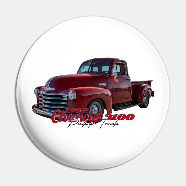 1952 Chevrolet 3100 Pickup Truck Pin by Gestalt Imagery