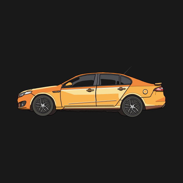 Ford falcon fgx xr6 car by Artbychb