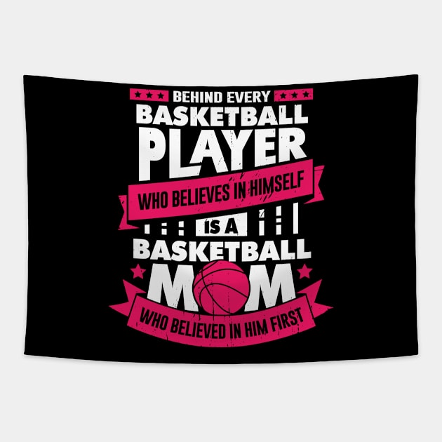 Basketball Player Mom Mother Gift Tapestry by Dolde08