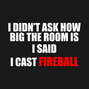 I Said I Cast Fireball T-Shirt